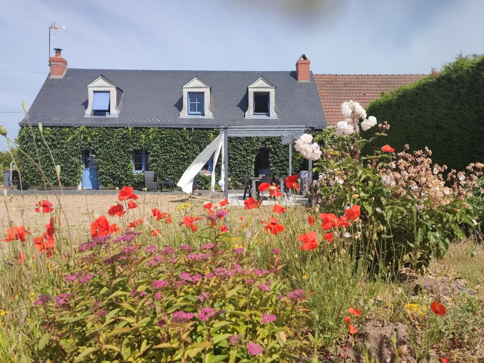 Le clos champêtre Longué Exterior foto
